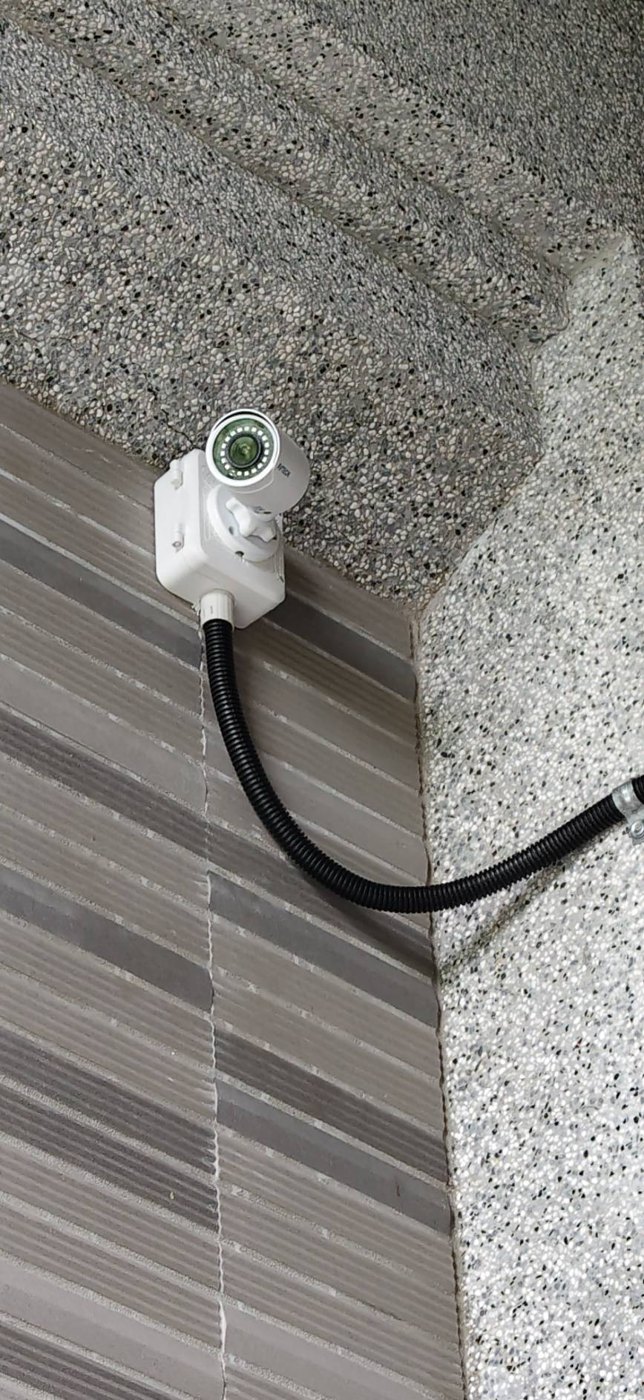 中和住宅數位 IP 工程，攝影機與現場線路的實際安裝